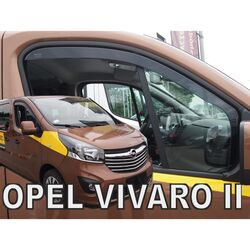 OPEL VIVARO II 2014-2019 / RENAULT TRAFIC III 2014-2019 - ΖΕΥΓΑΡΙ ΑΝΕΜΟΘΡΑΥΣΤΕΣ ΑΥΤΟΚΙΝΗΤΟΥ ΑΠΟ ΕΥΚΑΜΠΤΟ ΦΙΜΕ ΠΛΑΣΤΙΚΟ HEKO - 2 ΤΕΜ.