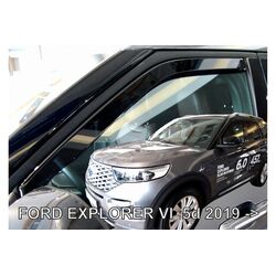FORD EXPLORER 5D 2019+  ΖΕΥΓΑΡΙ ΑΝΕΜΟΘΡΑΥΣΤΕΣ ΑΠΟ ΕΥΚΑΜΠΤΟ ΦΙΜΕ ΠΛΑΣΤΙΚΟ HEKO - 2 ΤΕΜ.