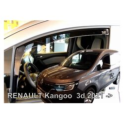RENAULT KANGOO 3D 2021+  ΖΕΥΓΑΡΙ ΑΝΕΜΟΘΡΑΥΣΤΕΣ ΑΠΟ ΕΥΚΑΜΠΤΟ ΦΙΜΕ ΠΛΑΣΤΙΚΟ HEKO - 2 ΤΕΜ.