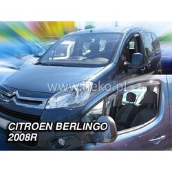 CITROEN BERLINGO/ PEUGEOT PARTNER 2008-2018 ΖΕΥΓΑΡΙ ΑΝΕΜΟΘΡΑΥΣΤΕΣ ΑΠΟ ΕΥΚΑΜΠΤΟ ΦΙΜΕ ΠΛΑΣΤΙΚΟ HEKO - 2 ΤΕΜ.