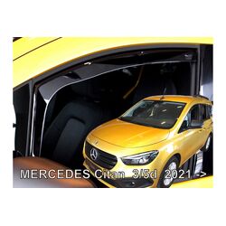 MECEDES CITAN 3/5D 2021+ ΖΕΥΓΑΡΙ ΑΝΕΜΟΘΡΑΥΣΤΕΣ ΑΠΟ ΕΥΚΑΜΠΤΟ ΦΙΜΕ ΠΛΑΣΤΙΚΟ HEKO - 2 ΤΕΜ.