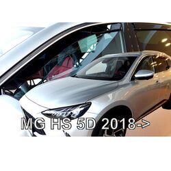 ΑΝΕΜΟΘΡΑΥΣΤΕΣ ΓΙΑ MG MG3 III 5D 2024+ ΖΕΥΓΑΡΙ ΑΠΟ ΕΥΚΑΜΠΤΟ ΦΙΜΕ ΠΛΑΣΤΙΚΟ HEKO - 2 ΤΕΜ.