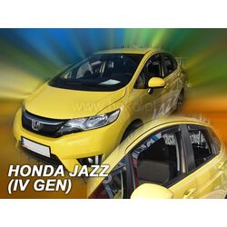 HONDA JAZZ IV 5D 2013-2020   ΣΕΤ ΑΝΕΜΟΘΡΑΥΣΤΕΣ ΑΥΤΟΚΙΝΗΤΟΥ ΑΠΟ ΕΥΚΑΜΠΤΟ ΦΙΜΕ ΠΛΑΣΤΙΚΟ HEKO - 4 ΤΕΜ.