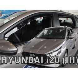 Heko HYUNDAI i20 5D 2020> - ΣΕΤ ΑΝΕΜΟΘΡΑΥΣΤΕΣ ΑΥΤΟΚΙΝΗΤΟΥ ΑΠΟ ΕΥΚΑΜΠΤΟ ΦΙΜΕ ΠΛΑΣΤΙΚΟ HEKO - 4 ΤΕΜ.
