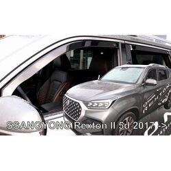 SSANGYONG REXTON 5D 2017+​ ΣΕΤ ΑΝΕΜΟΘΡΑΥΣΤΕΣ ΑΥΤΟΚΙΝΗΤΟΥ ΑΠΟ ΕΥΚΑΜΠΤΟ ΦΙΜΕ ΠΛΑΣΤΙΚΟ HEKO - 4 ΤΕΜ.