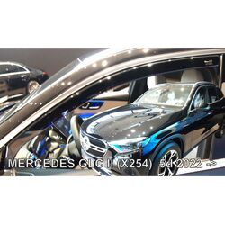 MERCEDES GLC X254 5D 2022+ - ΖΕΥΓΑΡΙ ΑΝΕΜΟΘΡΑΥΣΤΕΣ ΑΝΕΜΟΘΡΑΥΣΤΕΣ ΑΥΤΟΚΙΝΗΤΟΥ ΑΠΟ ΕΥΚΑΜΠΤΟ ΦΙΜΕ ΠΛΑΣΤΙΚΟ HEKO - 2 ΤΕΜ.