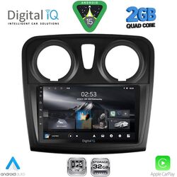 DIGITAL IQ RSD 1108RD_CPA (9inc) MULTIMEDIA TABLET for DACIA LOGAN – SANDERO mod. 2012-2019