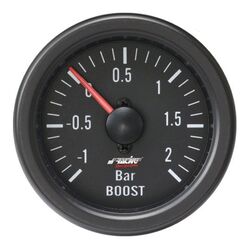ΜΠΑΡΟΜΕΤΡΟ+VACUUM 52mm ΜΑΥΡΟ