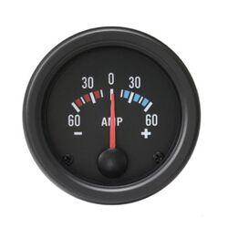 Simoni Racing ΑΜΠΕΡΟΜΕΤΡΟ 52mm ΜΑΥΡΟ