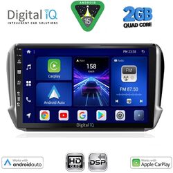 DIGITAL IQ BXC 3508_CPAA (10inc) MULTIMEDIA TABLET for PEUGEOT 208-2008 mod. 2012-2021
