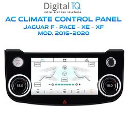 DIGITAL IQ FZ 2013_CL - TOUCHSCREEN CLIMATE CONTROL PANEL 7" for JAGUAR F - PACE - XE - XF mod. 2016-2020