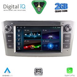 DIGITAL IQ BLD 225SL_CPA (7" DECK) MULTIMEDIA OEM for TOYOTA AVENSIS (T25) mod. 2003-2009 (SILVER)