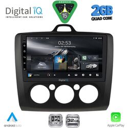 DIGITAL IQ RSD 1156BL_CPA A/C (9inc) MULTIMEDIA TABLET for FORD FOCUS mod. 2005-2012 (BLACK)