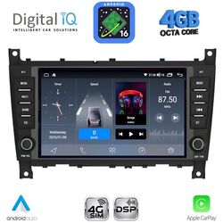DIGITAL IQ BLG 493_CPA (7" DECK) MULTIMEDIA SYSTEM for MERCEDES C W203 – CLK W209 mod. 2004-2008