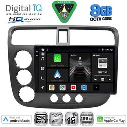 DIGITAL IQ BXK 20187_CPAA (9inc) MULTIMEDIA TABLET for HONDA CIVIC 4D mod. 2001-2006