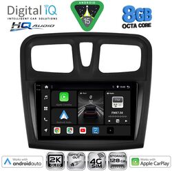 DIGITAL IQ BXK 20108SQ_CPAA (9inc) MULTIMEDIA TABLET for DACIA LOGAN – SANDERO mod. 2012-2019