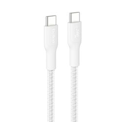 BELKIN CAB025hq3MWH USB-C  TO USB-C BRAIDED CABLE 240W 3M WHITE