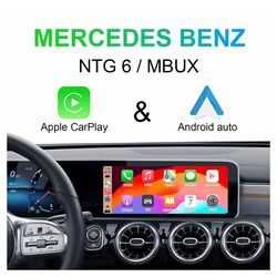 Mercedes MBUX/NTG6 Wireless CarPlay | Android Auto Interface | Camera In
