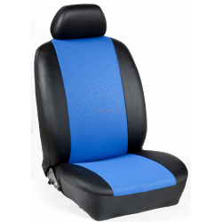 Πλήρες Σετ Καλύμματα Καθισμάτων Αυτοκινήτου από Ύφασμα Σειρά Κ' Χρώματος Μπλέ-Μαύρο
