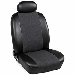 Καλύμματα Καθισμάτων Σετ PanCar Ύφασμα Σειρά G 431-L4 Μαύρο-Ανθρακί