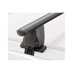 Μπάρες Οροφής Αυτοκινήτου Menabo Delta Αλουμινίου Μαύρη 141 cm SET (203.1252 - dlkit206)