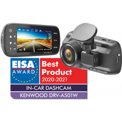 Κάμερα Καταγραφής Αυτοκινήτου  Kenwood DRV-A501W Wide Quad HD DashCam with built-in Wireless LAN/GPS