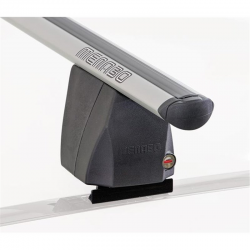 Μπάρες Οροφής Αυτοκινήτου Menabo Delta Αλουμινίου Ασημί 123 cm SET (203.1251 - dlfix204)