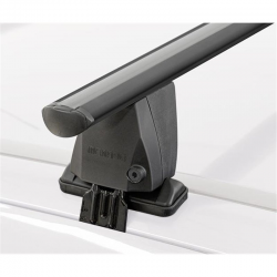Μπάρες Οροφής Αυτοκινήτου Menabo Delta Αλουμινίου Μαύρες 141 cm SET  (203.1252 - dlkit51)