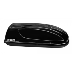 Μπαγκαζιέρα Οροφής Αυτοκινήτου Hermes 400 lt Oyster Χρώμα Μαύρο Γυαλιστερό