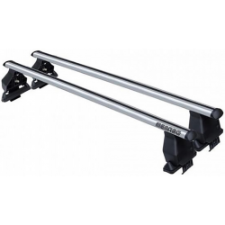 Μπάρες Οροφής Αυτοκινήτου Menabo Tema Αλουμινίου Ασημί AL1 112 cm SET (3300 - 3360 - fix039)