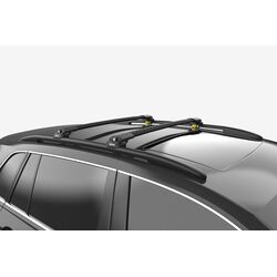 Μπάρες Οροφής Αυτοκινήτου Turtle Roof Rails Air1 (1001-9898) Αλουμινίου Μαύρες